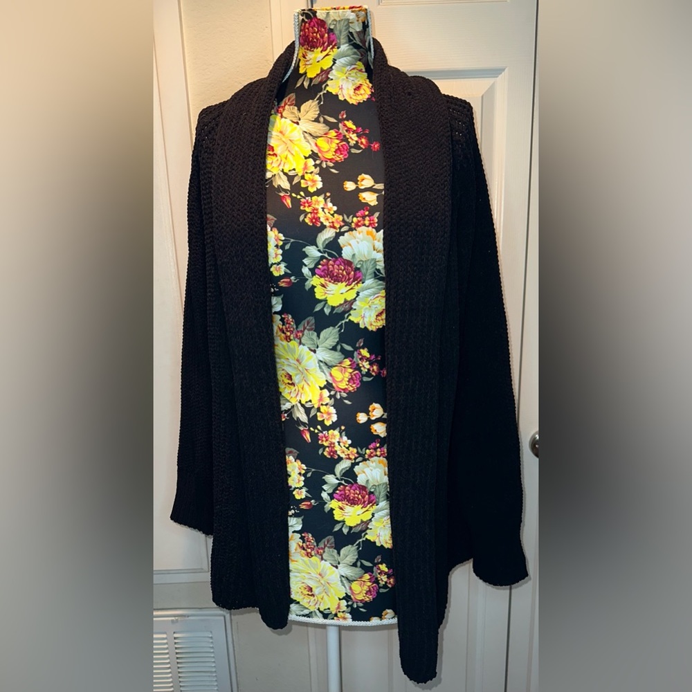 a new day Open Knit Cardigan NWT
